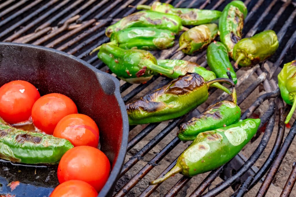 Gemüse grillen