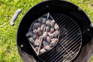 direkte und indirekte Zone auf dem Grill