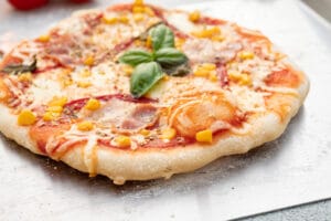 Pizza von der Plancha