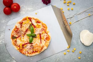 Pizza von der Plancha