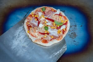 Pizza von der Plancha