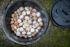 Champignons braten