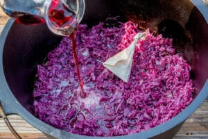 Rotkohl mit Rotwein