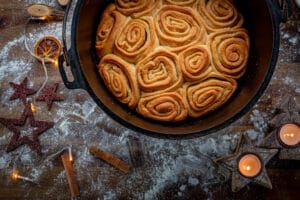 Zimtschnecken gebacken