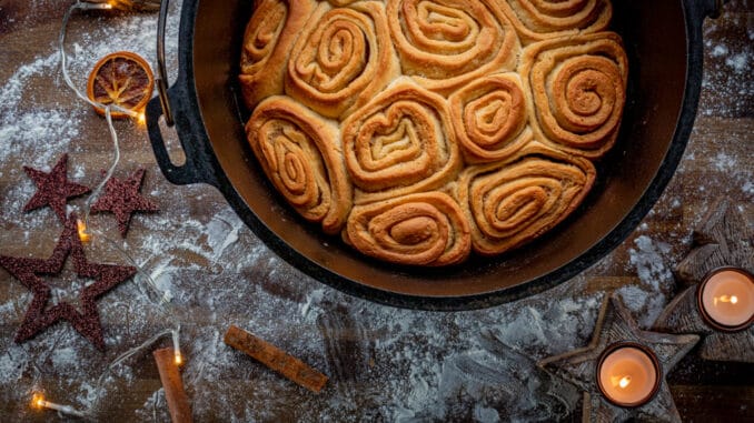 Zimtschnecken gebacken